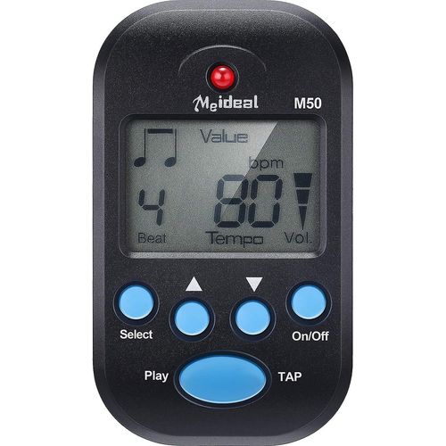Mini Métronome Numérique, Multifonctionnel, Portable, Volume Réglable, Clip, Avec Haut-Parleur, Tempo (Noir)