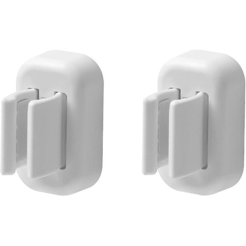 Lot de 2 supports muraux pour brosses à dents électriques, organiseur auto-adhésif pour salle de bain, support multifonction étanche pour dortoir, armoire (blanc)