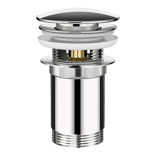 Accessoire d'évier Bouchon d'évier escamotable Système de vidange Bouchon de vidange avec bouchon de trop-plein d'évier en cuivre universel