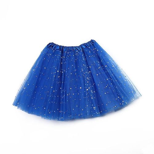 Jupes Pour Femmes Jupe Princesse Plissée En Tulle À Paillettes Étoilées Avec Petite Ampoule Led