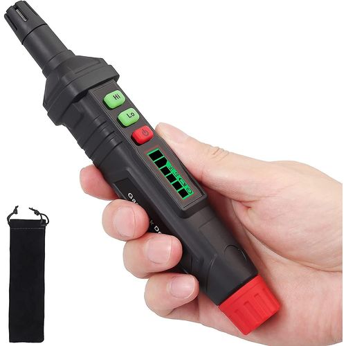 Détecteur de fuite de gaz portable, renifleur de gaz naturel haute sensibilité avec écran LCD coloré, alarme sonore et visuelle, localise le GPL, le GNL, le méthane et le butane