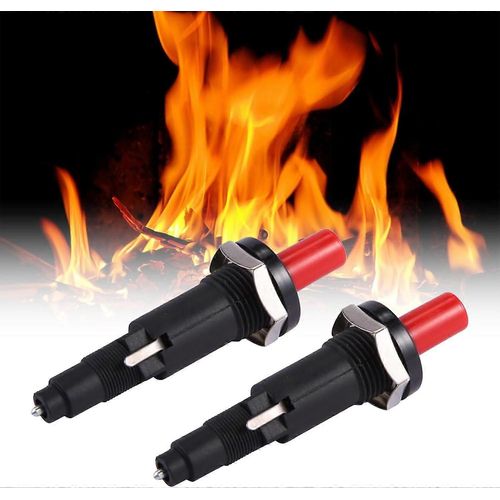 Chauffage à gaz, allumeur piézoélectrique, allumeur céramique, allumeur piézo à bouton-poussoir, accessoires pour allumeur piézo, allumeur piézo pour poêle extérieur, 2 pièces