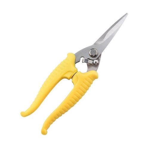 Sécateur à fleurs pour bonsaïs, épicéa de jardin en acier inoxydable, ciseaux pour fleuriste et jardinage, colibri 20,5 cm, jaune