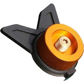 Connecteur de réservoir pour réchaud de camping - Adaptateur petit et portable en laiton de qualité