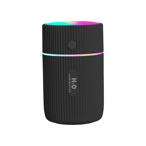 Humidificateur d'air, mini humidificateur à ultrasons, avec 2 modes de brume réglables, arrêt automatique et veilleuse colorée, humidificateur portable USB pour Auto Hom