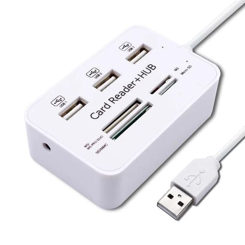 ( USB-A HUB) HUB USB C 3/5/6 en 1 pour carte mémoire/Flash USB/adaptateur de carte SD/USB 2.0/3.0/Micro Mini lecteur de carte/carte TF 6 emplacements