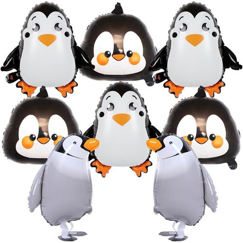 ChicSlick-Pingouin Ballon En Aluminium Pingouins Anniversaire Décoration Noël Hélium Ballons Décoration De Fête Enfants[X1691]