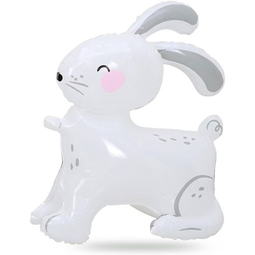 ChicSlick-Ballon Gonflable En Forme De Lapin Debout - Décoration De Pâques - Ballons À L'Hélium - Décoration D'Anniversaire Pour Pâques - Ballons À L'Hélium Pour Thème Lapin - Décoration D'A[X2667]