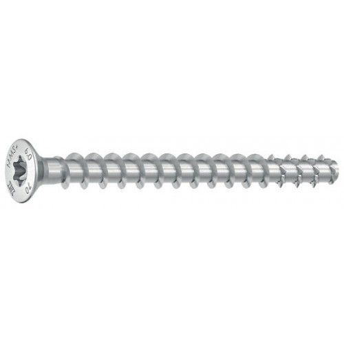 Vis béton acier zingué tête fraisée filetage total MULTI-MONTI Plus - 7,5 x 70 mm - x50 HECO