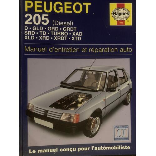 Revue Technique Haynes Peugeot 205 Diesel D Gld Grd Grdt Srd Td Turbo Xad Xrd Xrdt Xtd