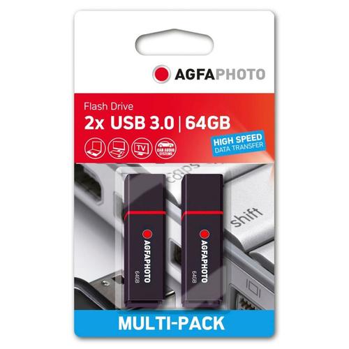 AgfaPhoto USB 3.2 Gen 1 64GB noir MP2