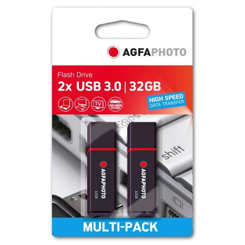 AgfaPhoto USB 3.2 Gen 1 32GB noir MP2