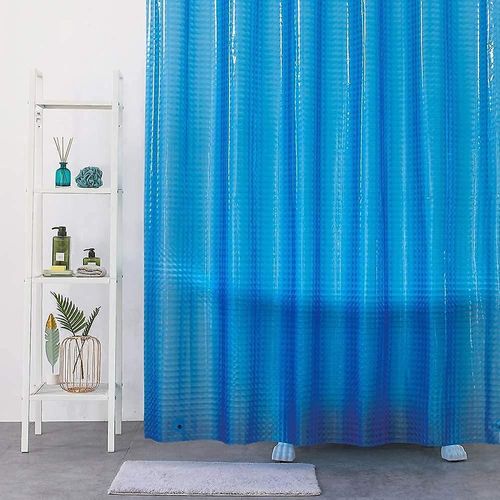 Rideau De Douche En Tissu Imperméable Eva 3d, Rideau Textile Lavable