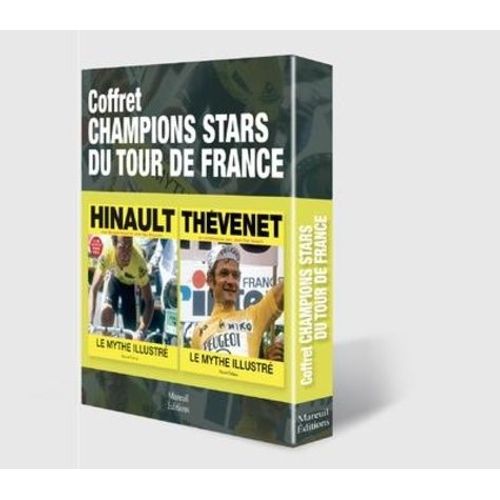 Coffret Champions Stars Du Tour De France En 2 Volumes - Hinault, Le Mythe Illustré - Thévent, Le Mythe Illustré