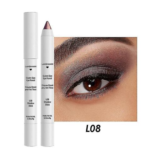 Bâton De Fard À Paupières, Crayon De Fard À Paupières Crème, Bâton D'ombre Brillant, Stylo D'ombre À Paupières Fumé Imperméable Et Longue Durée 8 