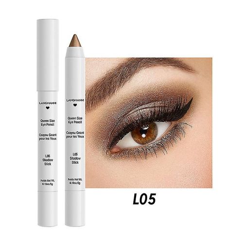 Bâton De Fard À Paupières, Crayon De Fard À Paupières Crème, Bâton D'ombre Brillant Imperméable Longue Durée Stylo Ombre À Paupières Fumé 5 