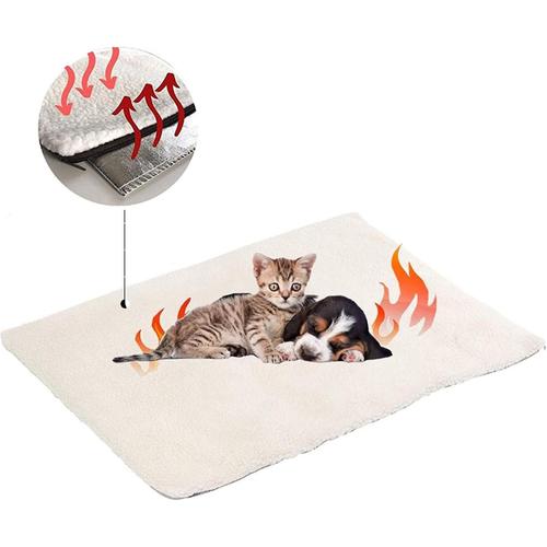 Coussinets Auto-Chauffants Pour Animaux De Compagnie, Couverture Pour Chat/Chien, Coussin Chauffant Pour Animaux De Compagnie, Tapis De Coussin Auto-Chauffant Pour Chats Et Chiens