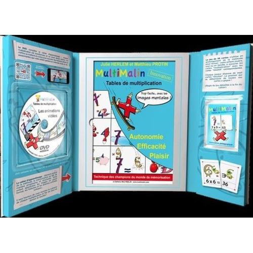 Tables De Multiplication - Le Cahier D'apprentissage, Avec Le Jeu De 56 Cartes (1 Dvd)