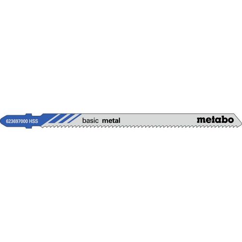 5 lames de scies sauteuses, métal, classic, 106/ 2,0 mm Metabo - 623697000
