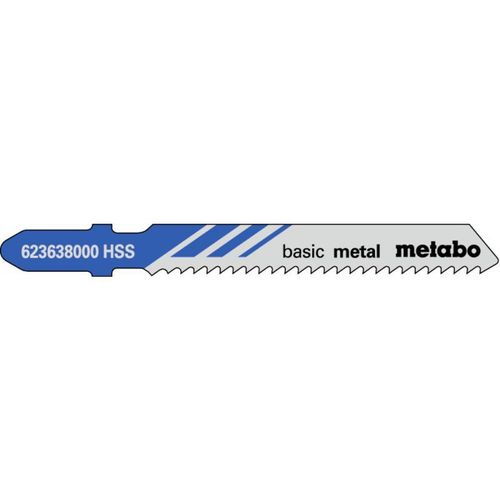 25 lames de scies sauteuses, métal, classic, 51/ 2,0 mm Metabo - 623618000