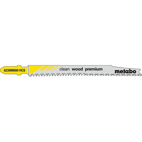 5 lames de scies sauteuses, bois, profess. 90 / 2,5 mm Metabo - 623998000