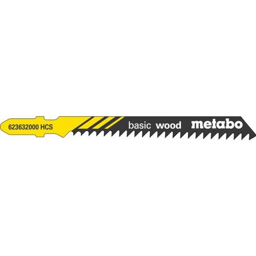 5 lames de scies sauteuses, bois, classic, 74/ 3,0 mm Metabo - 623632000