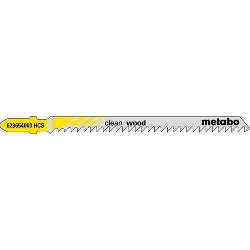5 lames de scies sauteuses, bois, profess. 91mm / 3,0 Metabo - 623654000