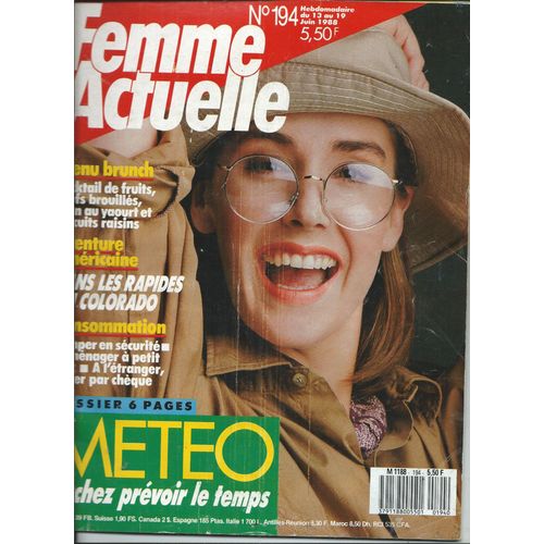 Femme Actuelle 13/06/1988 Linda Rondstadt, Hubert-Félix Thiéfaine, Marina Vlady, Michel Leeb, Bernard Sauvat, Sophie Marceau, Alain Souchon, Guesch Patti, Luc Besson, Dominique Lavanant, Bette Midler