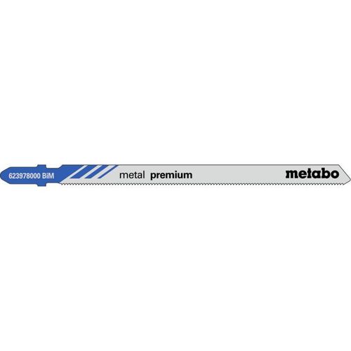 5 lames de scies sauteuses, métal, profess. 106/ 1,1 mm Metabo - 623978000