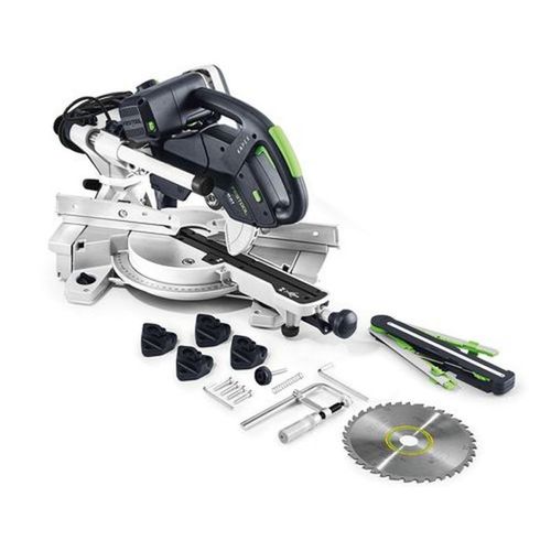 Festool KAPEX KS 60 E-Set Scie à onglet radiale avec Lame de scie ( 561728 )