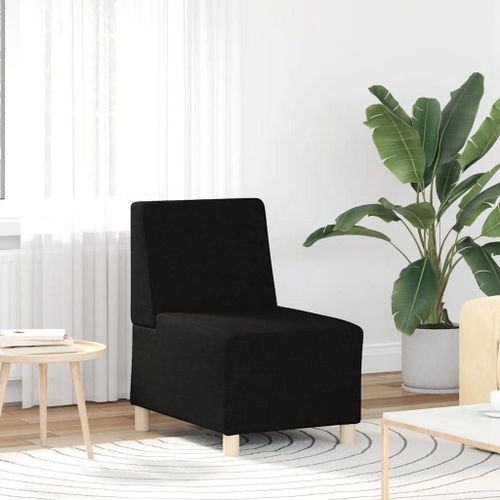 Fauteuil Noir 55 Cm Tissu