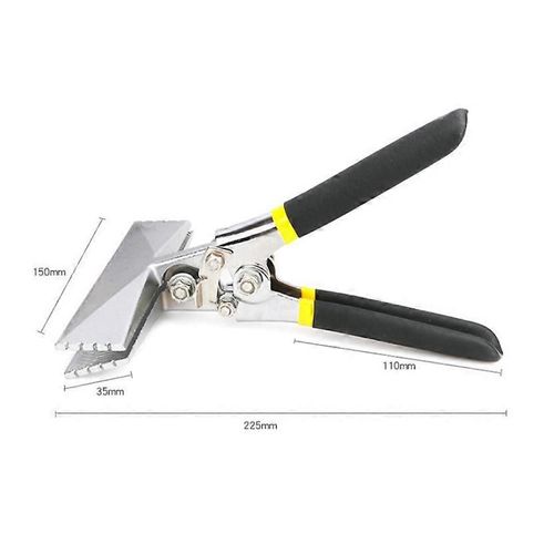 Pince à main pour tôle, pince à cintrer multifonctionnelle, pince à sertir, outil manuel de pliage et d'aplatissement pour tôle (droite 150 mm)