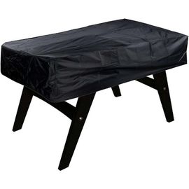 Housse de protection rectangulaire imperméable et anti-poussière pour baby-foot, Oxford 420D, pour chaise de billard ¿ Noir (163 x 115 x 48 cm)