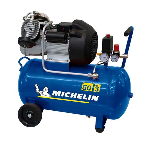 CHECARZHN--NO1-Compresseur D'Air Portatif Mb3650 - Cuve 50 Litres - Moteur 3 Cv - Pression imale 10 Bar - Débit D'Air 360 L/Min - 21.6 M³/H