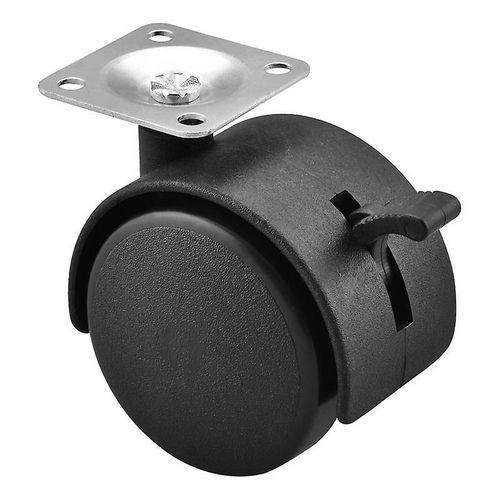 Lot de 4 roulettes pivotantes pour meubles 40 mm