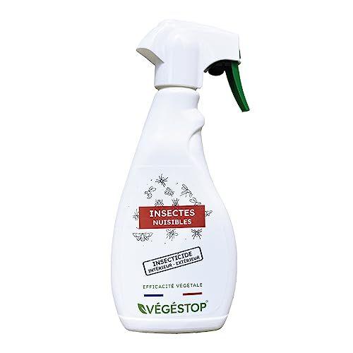 VEGESTOP Insecticide Insectes Nuisibles - 500 ml - Traitement efficace contre les fourmis, guêpes, mouches, moustiques, araignées - Maison, balcon, terrasse - Paralyse et élimine
