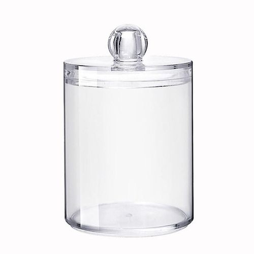 Boîte De Rangement Ronde Transparente Pour Tampons