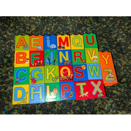 Lego Duplo 26 Lettres De L'alphabet Décorées