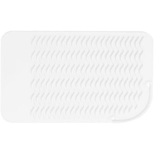 Kal-Tapis Résistant À La Chaleur, Pour Outils Chauds, Pour Salon De Coiffure, Lisseur, Coussin Chauffant (Blanc)