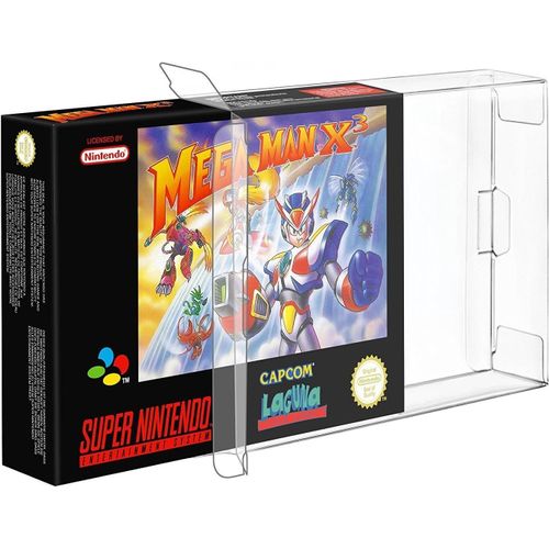 Kal-X Boitier De Protection Plastique Pour Boite De Jeu Compatible Avec Console Super Nintendo (Snes) Et Nintendo 64 (N64)