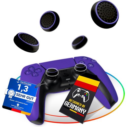 Kal-Ps4 Xbox Ps5 Thumb-Stick Ensemble Accessoires Capuchons Pour Poignées De Manette Pour Xbox One Series X S Switch Pro Controller Ps5 Ps4 Attaches Protection Manette De Jeu (4 Pièces Violet)