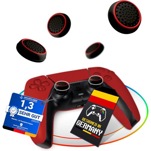 Kal-Ps4 Xbox Ps5 Thumb-Stick Ensemble Accessoires Capuchons Pour Poignées De Manette Pour Xbox One Series X S Switch Pro Controller Ps5 Ps4 Attaches Protection Manette De Jeu (4 Pièces Rogue)