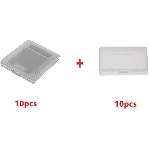 Kal-Housse De Protection Pour Cartouche De Jeu 10pcs Pour Gameboy Color Et 10pcs Cartouche Pour Gameboy Advance Gba