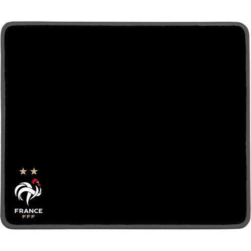 KAL-Fff Tapis De Souris Gaming 32 X 27 Cm - Surface Microfibre Antidérapante En Caoutchouc - Noir