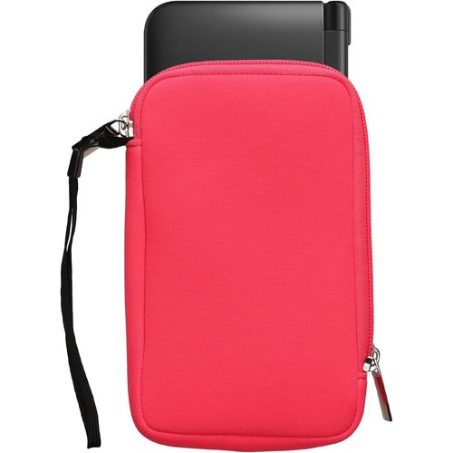Kal-Housse Compatible Avec Nintendo 3ds Xl - Sacoche De Protection Pour Console De Jeux Vidéos En Néoprène - Rose Fluo