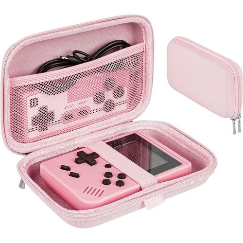 Kal-Étui De Transport Pour Console De Jeu Portable, Boîte De Protection De Voyage Rétro Pour Mini Lecteur De Jeu Pour Câble De Chargement, Écouteurs, Piles Et Accessoires