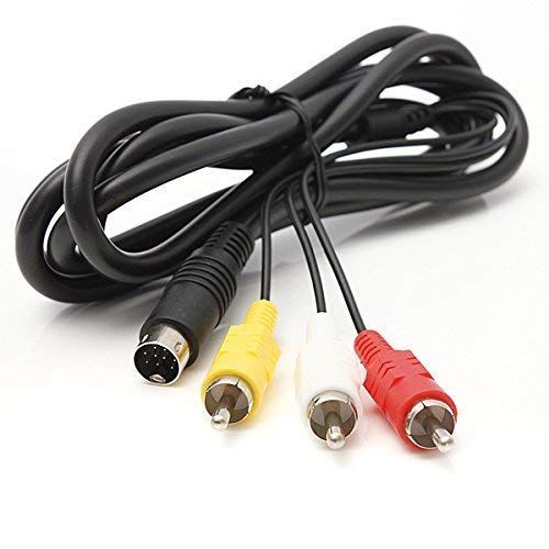 Kal-1.8 M/6 Pieds Rca Câble Audio Vidéo Câble De Connecteur 9 Broches Pour Genesis 2 3