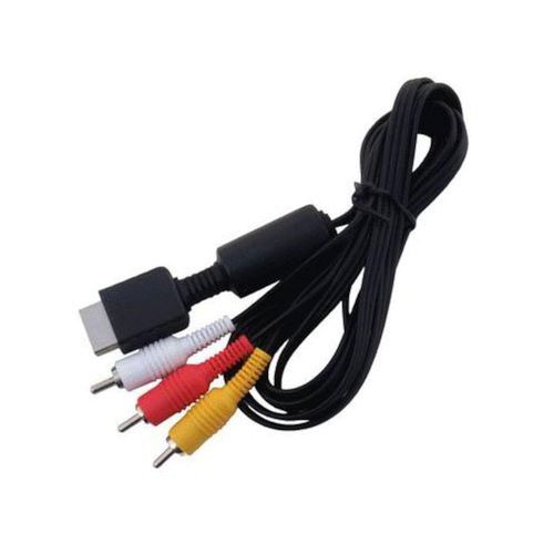 Kal-Av Audio Video Composite Cable Cord Compatible Pour Sony Ps1 Ps2 Ps3 System Console Jeux Vidéo