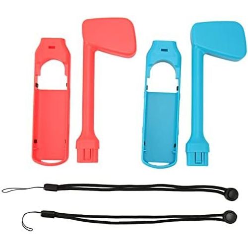 Kal-Clubs De De Jeu Ergonomiques, Double, Poignées De Contrôleur De Jeu De Réglables Pour Contrôleurs Con (Bleu Rouge)