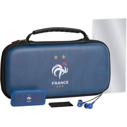 Kal-Fff Pack D'accessoires Gaming Starter Kit Nintendo Switch, Switch Lite Et Switch Oled - Housse - Boîtier Jeux - Verre Trempé - Écouteurs